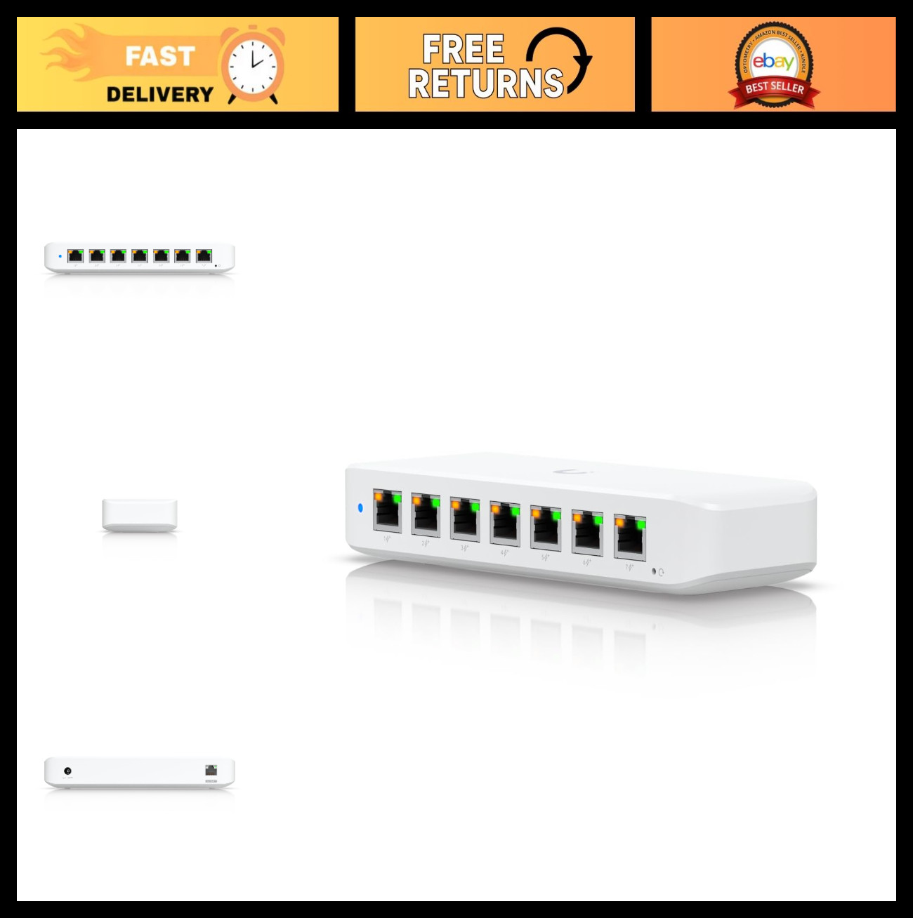 High-Performance 24-Port Managed Switch, Gigabit Ethernet, PoE Support, Network