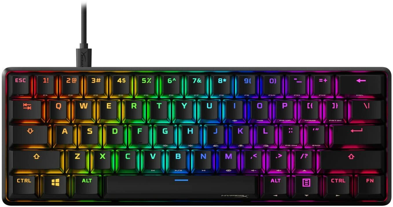 HyperX Alloy Origins 60 - Mechanical Gaming Keyboard, Ultra Compact 60%