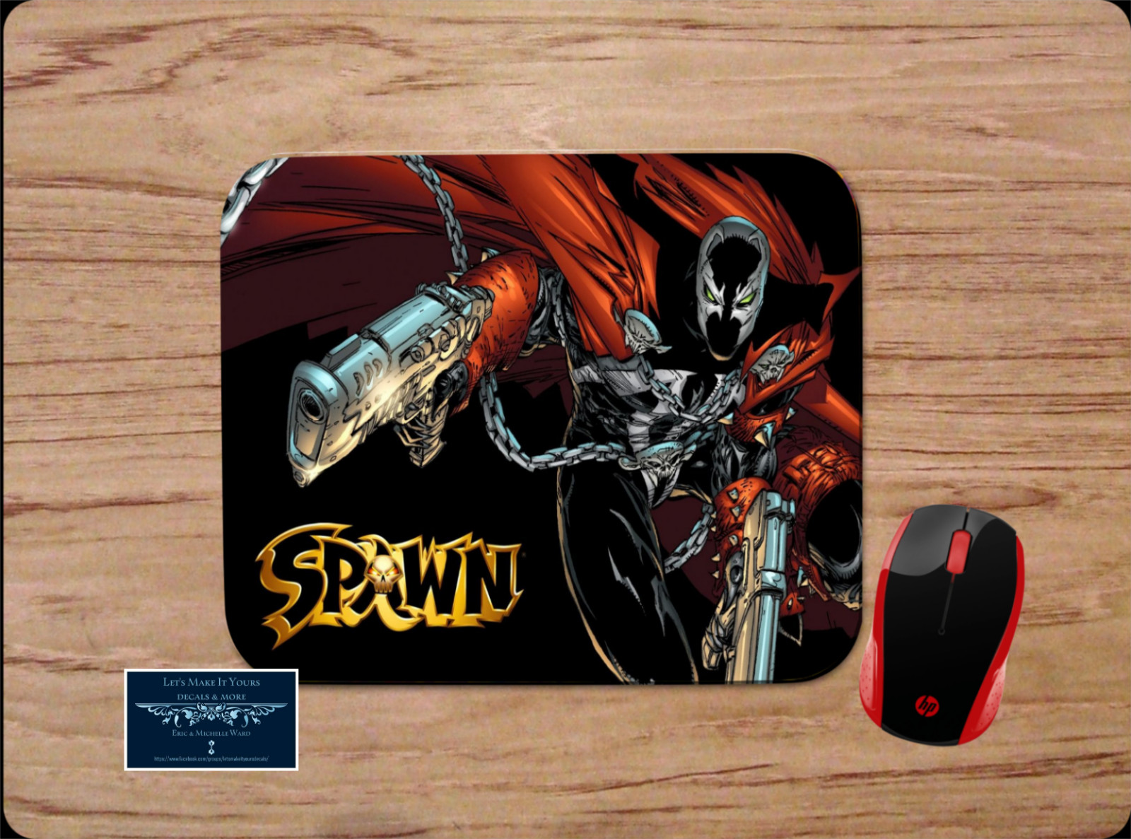 SPAWN CHARACTER ART DESIGN 1 CUSTOM MOUSE PAD MAT HOME OFFICE PC GAMING GIFT