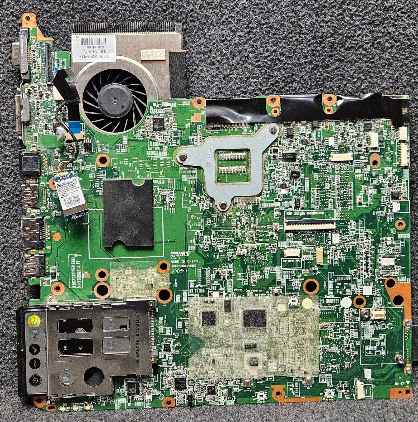 HP PAVILION DV6t-1200 Motherboard (Foxconn ML1-H94V-0) W/ Intel CORE 2 Duo T9900