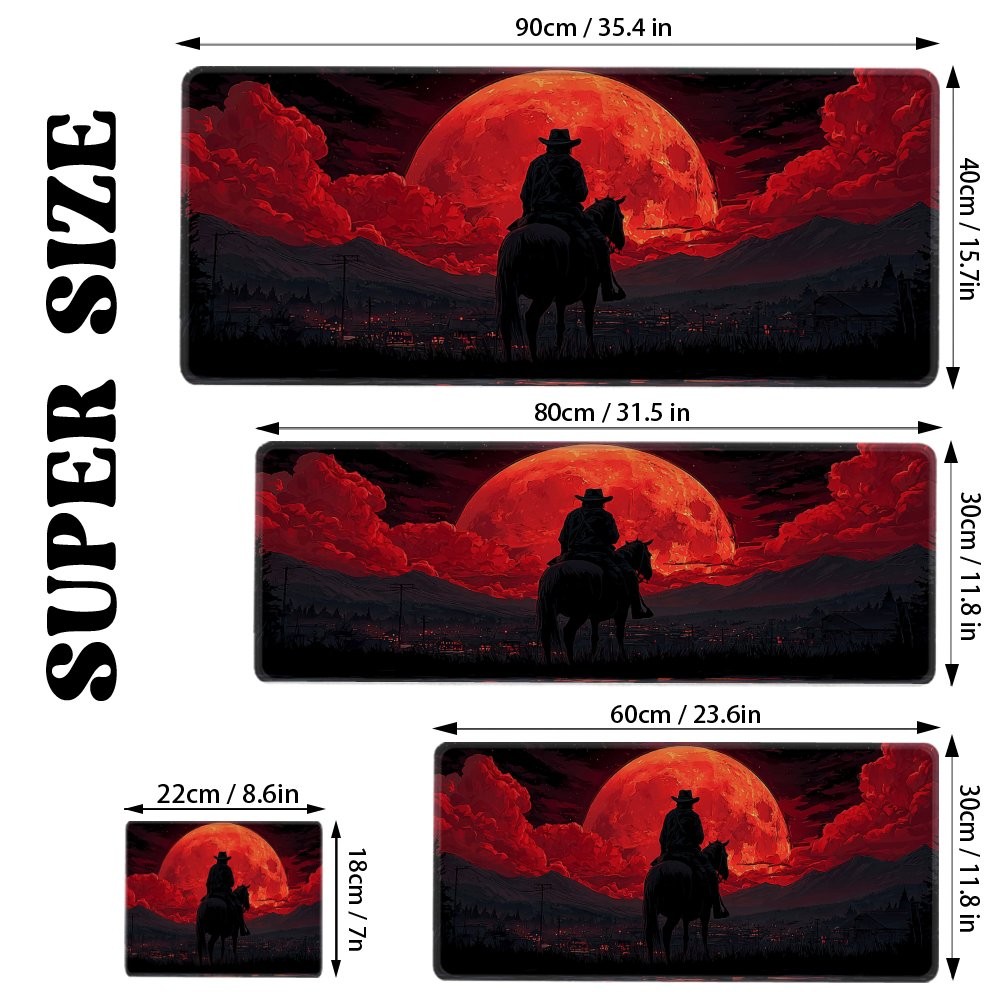 Ying Mouse Pad Desk Mat Computer Mat 2D Flat XXL XL L M Super Big Large Gaming
