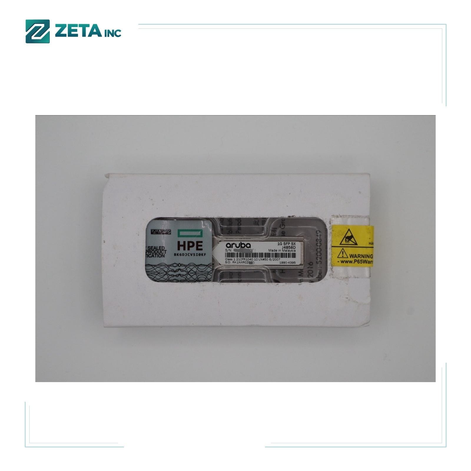 J4858D HPE Aruba 1G SFP LC SX 500m OM2 MMF Transceiver