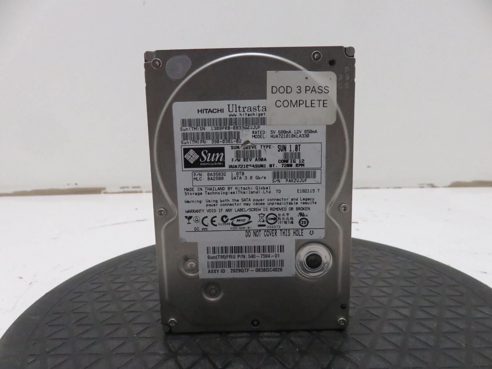 Sun Microsystems 390-0381-02 1TB 7200RPM HDD by Hitachi