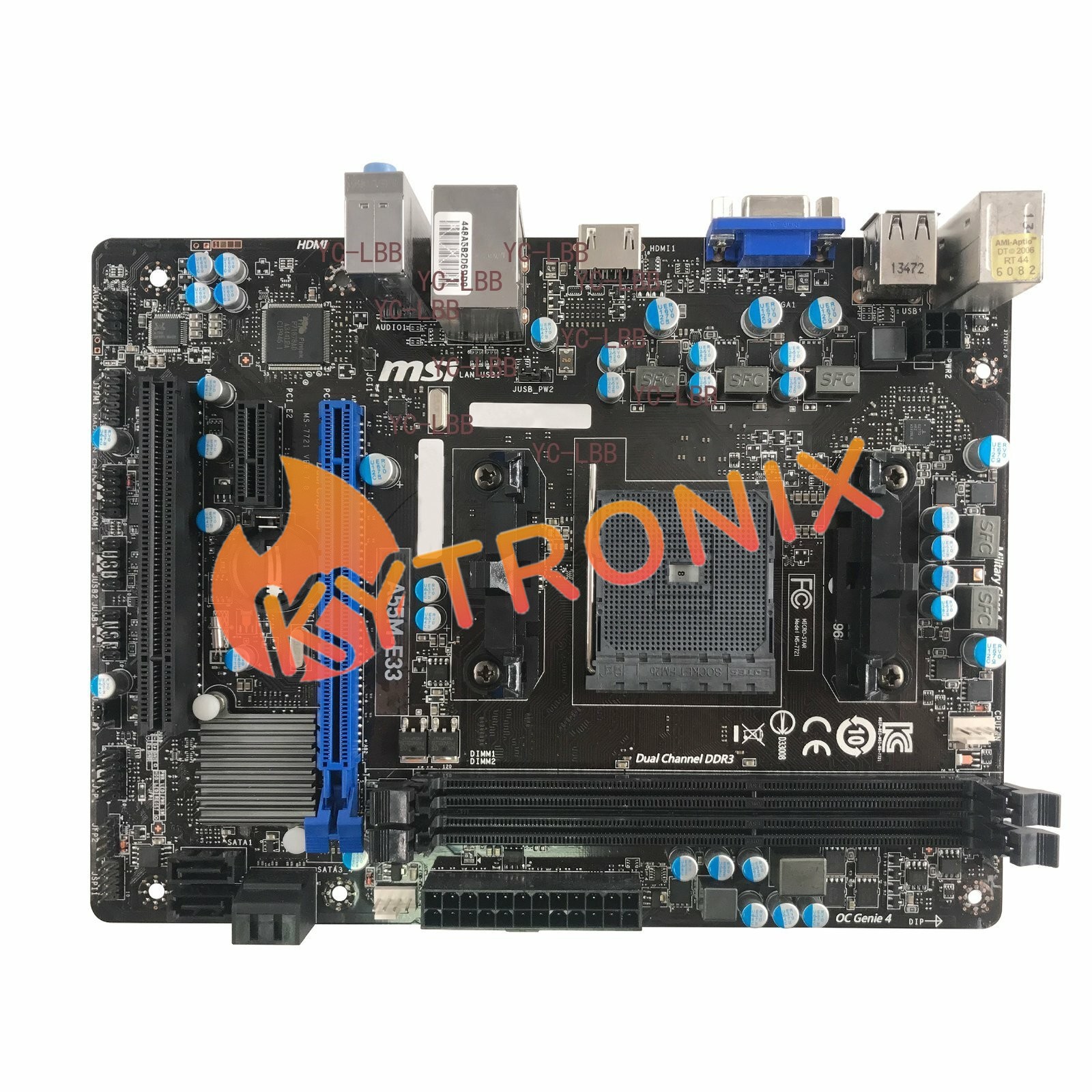 FOR MSI A55M-E33 Desktop Motherboard FM2b FM2+ DDR3 Motherboard Tested