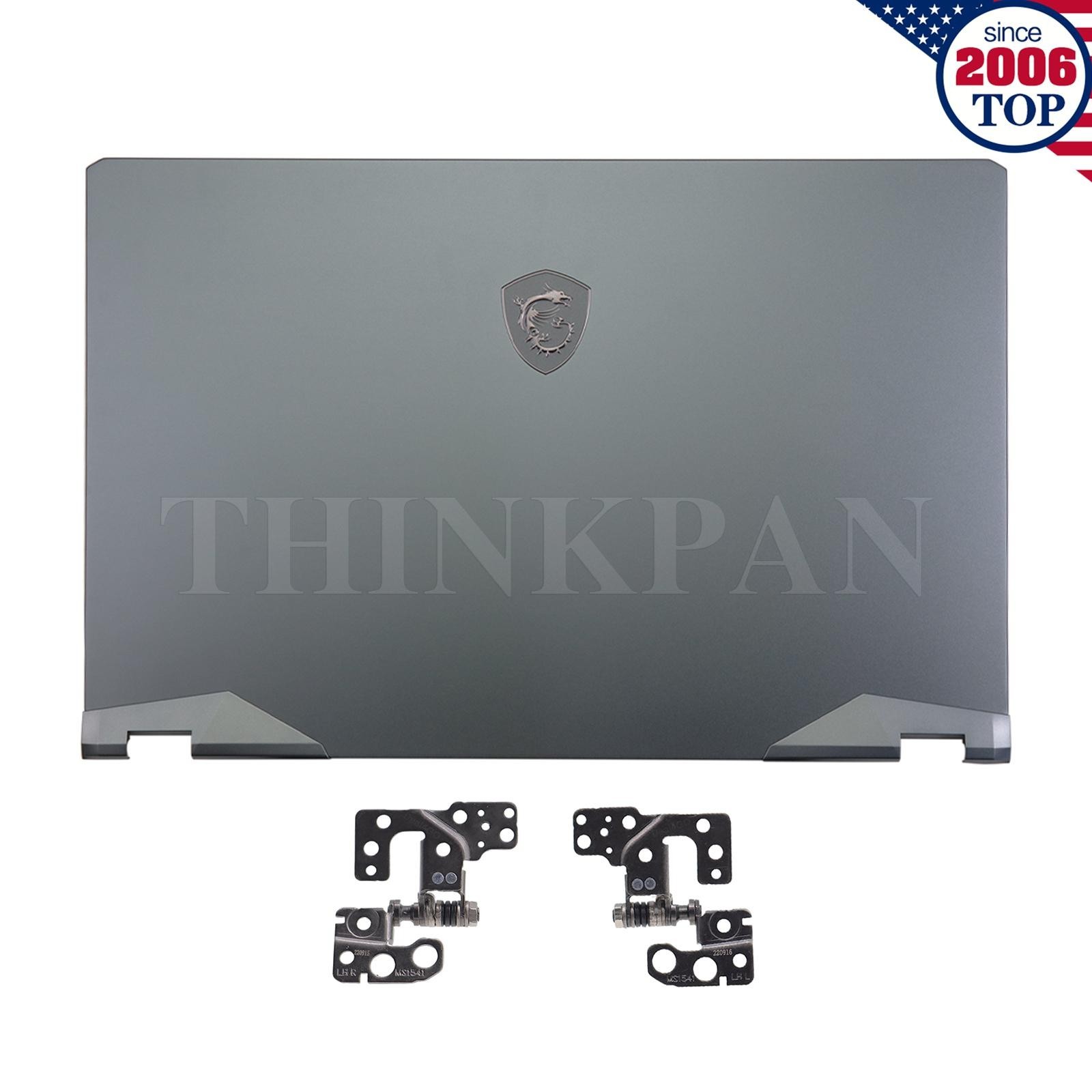 New MSI GE66 Raider MS-1541 1542 1543 Blue LCD Back Cover Lid & Hinges Blue US