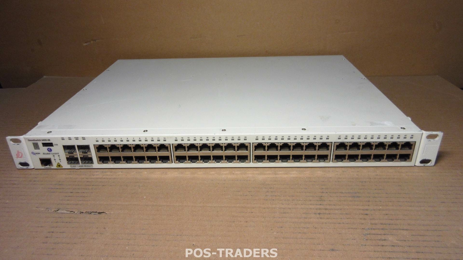 ALCATEL LUCENT OMNISWITCH 6400-48 48-PORT Stackable Gigabit LAN Switch 4x SFP