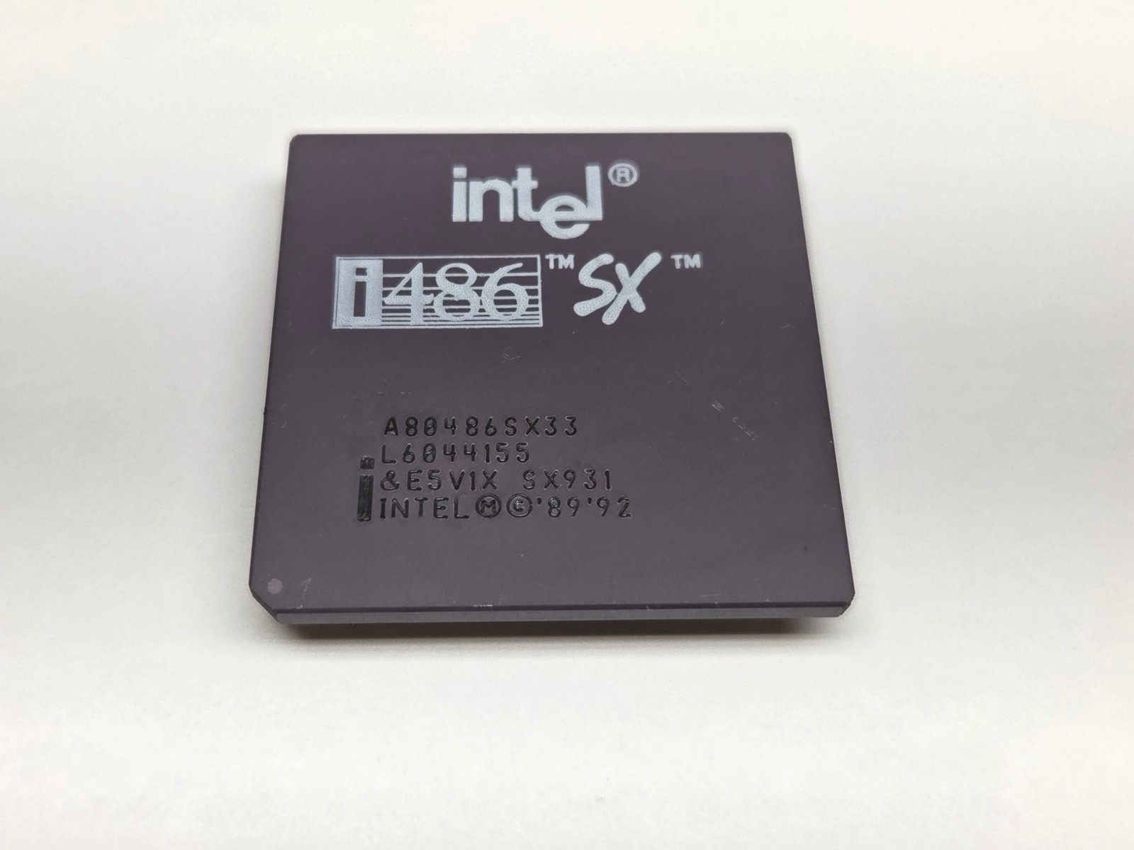 Intel i486 SX 33MHz CPU - A80486SX33 - Processor Revision SX931