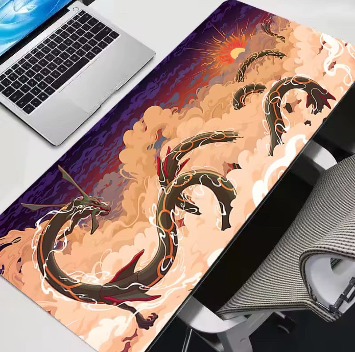 P-Pokemon- Rayquaza Grande Mousepad Large Gaming Mouse Pad
