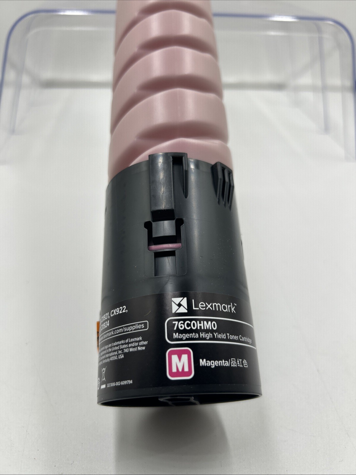 Lexmark OEM 76C0HM0 MAGENTA High Yield Toner Cartridge NEW 