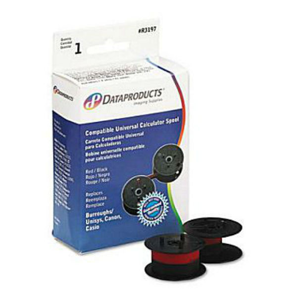 Data Products R3197 calculator ribbon spool 2 count Nylon Black ribbon