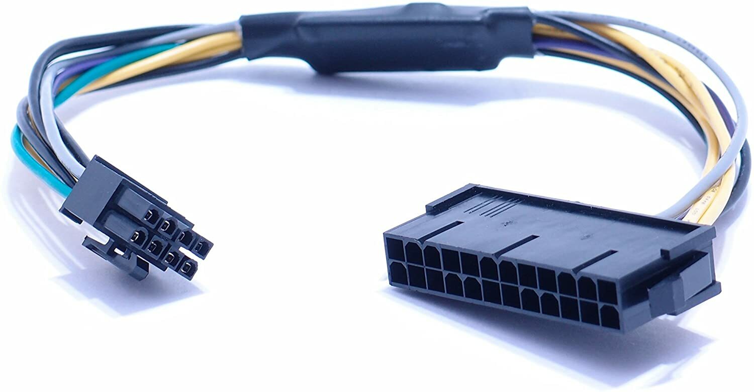 ATX 24pin to 8pin Power Supply Cable for DELL Optiplex 3020 7020 9020 T1700