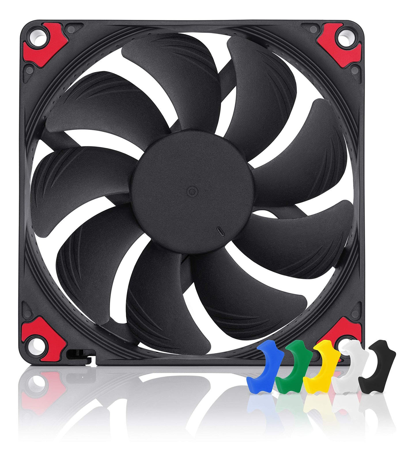 Premium 92mm Quiet Fan 12V 4 Pin PWM for CPU Coolers and Compact PC Cases
