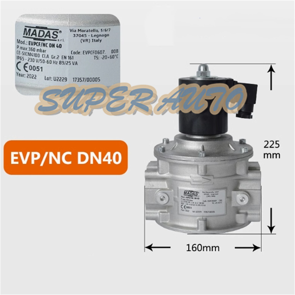 1Pcs New solenoid valve EVPCF/NC DN40 FedEx or DHL