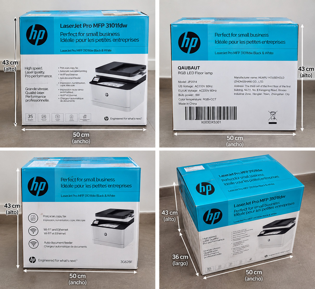 NEW - HP LaserJet Pro MFP 3101fdw Wireless Mono All-in-One Printer