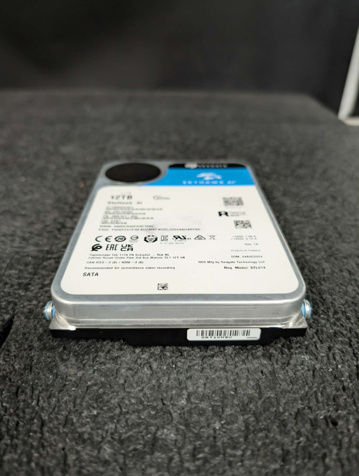 Seagate 3BN101-300 ST12000VE001 12TB 7.2K RPM 256MB 6Gb/s SATA 3.5" HDD