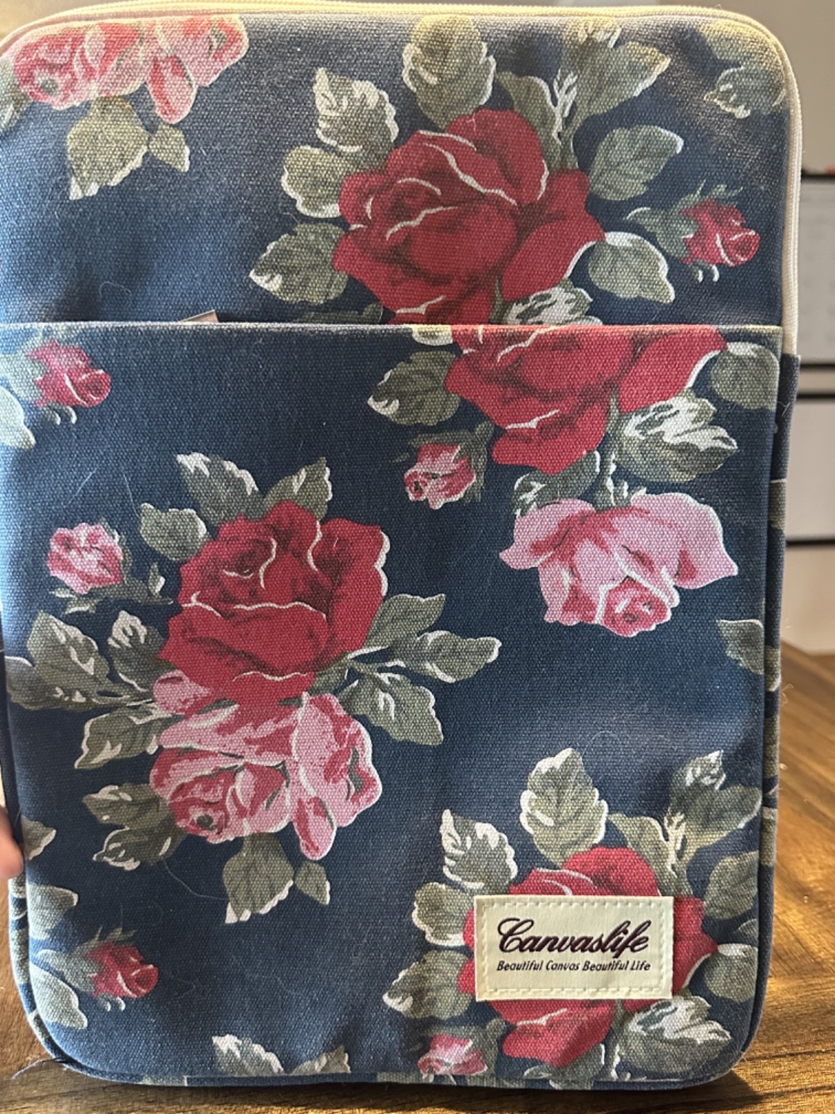Floral Canvaslife Laptop Sleeve