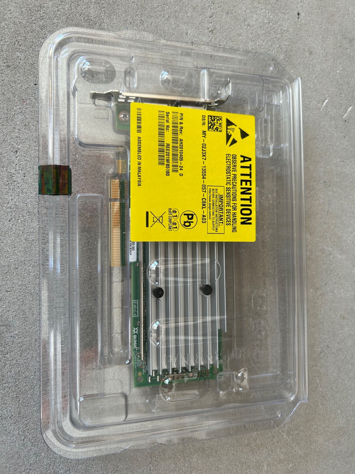Dell QLogic QL41162HLRJ 10Gb RJ45 Dual Port High Profile CNA AH2010405-24