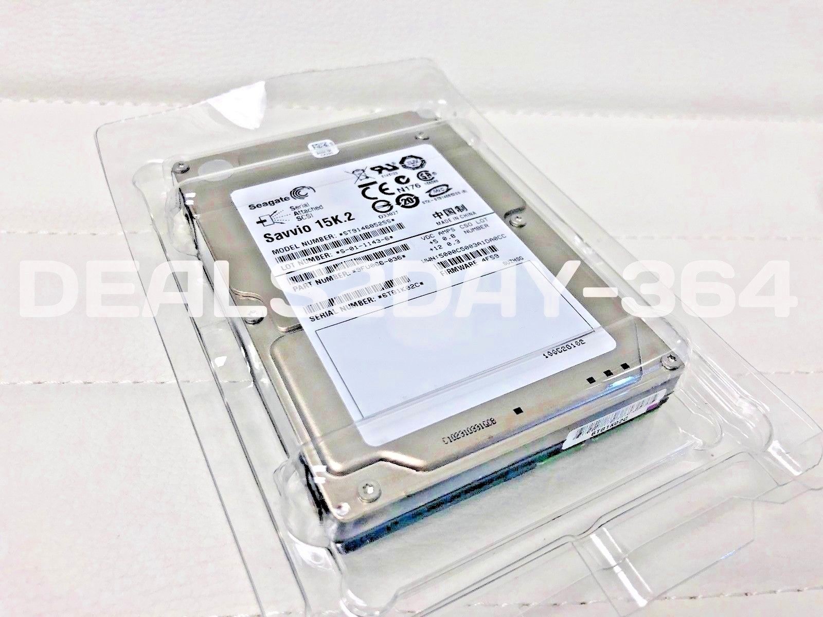 ST9146852SS Seagate 146GB 15K RPM 6Gb/s 16MB 2.5" SAS HDD Hard Drive