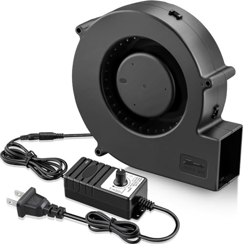 140mm Variable Speed Blower Fan, 120V AC, 3000 RPM, 63.2 CFM