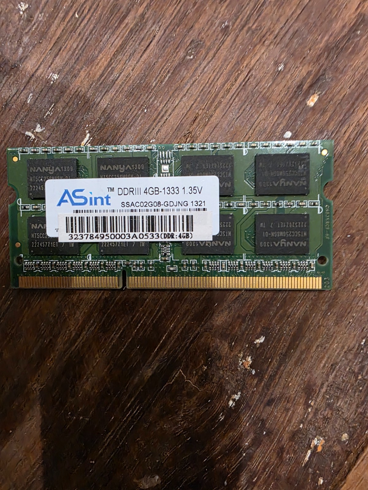 ASint DDR3 4GB-1333