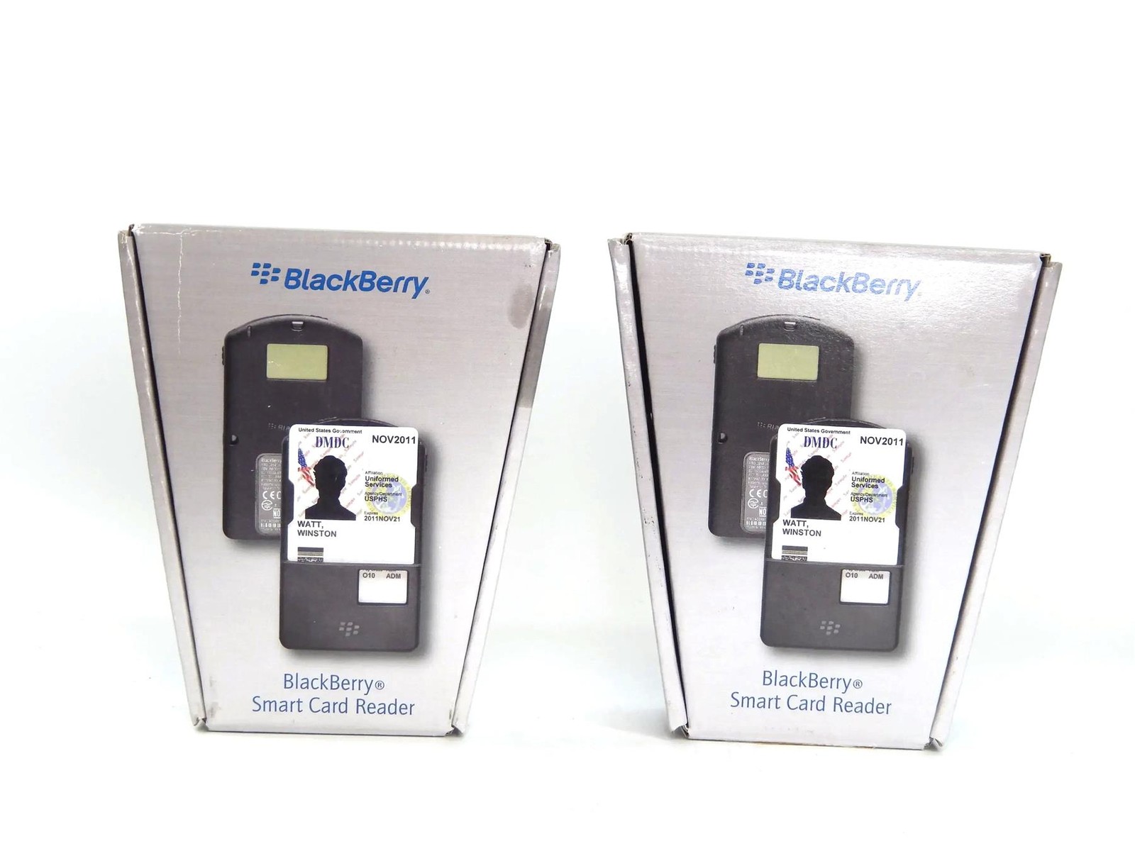 Lot of 2 BlackBerry Smart Card Reader RBX11BW - 