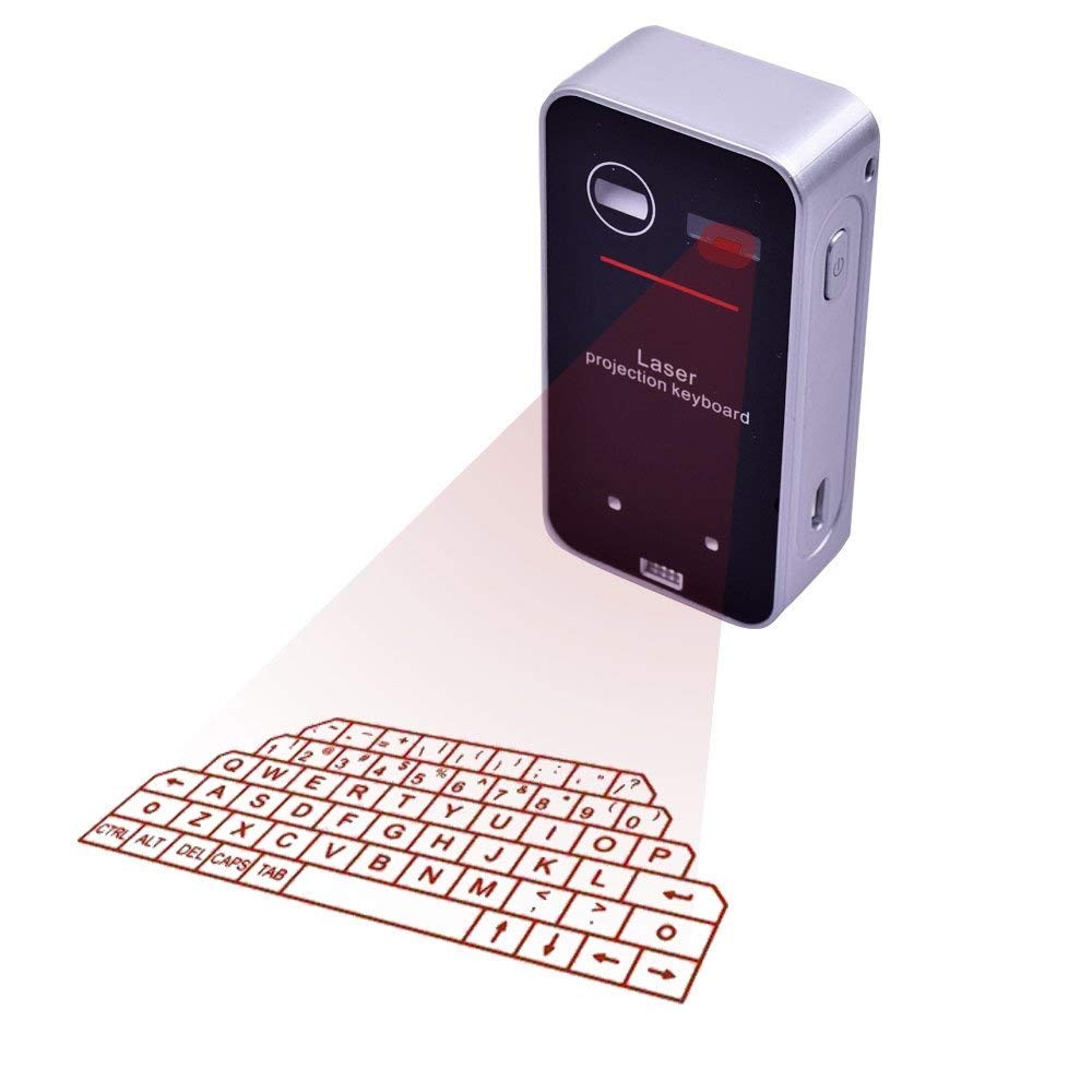 MOJO Bluetooth Wireless Laser Projection Virtual Keyboard Portable Black
