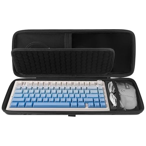 TOCCOOL 84-Key Computer Mechanical Keyboard Case 75% Keyboard and Mouse Case
