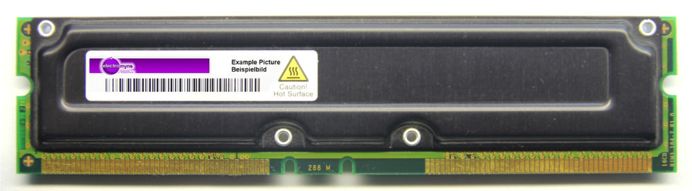 128MB Elpida Non-ECC RDRAM PC800 MC-4R128FKE6D-845 Rambus RIMM / HP P2145-63001