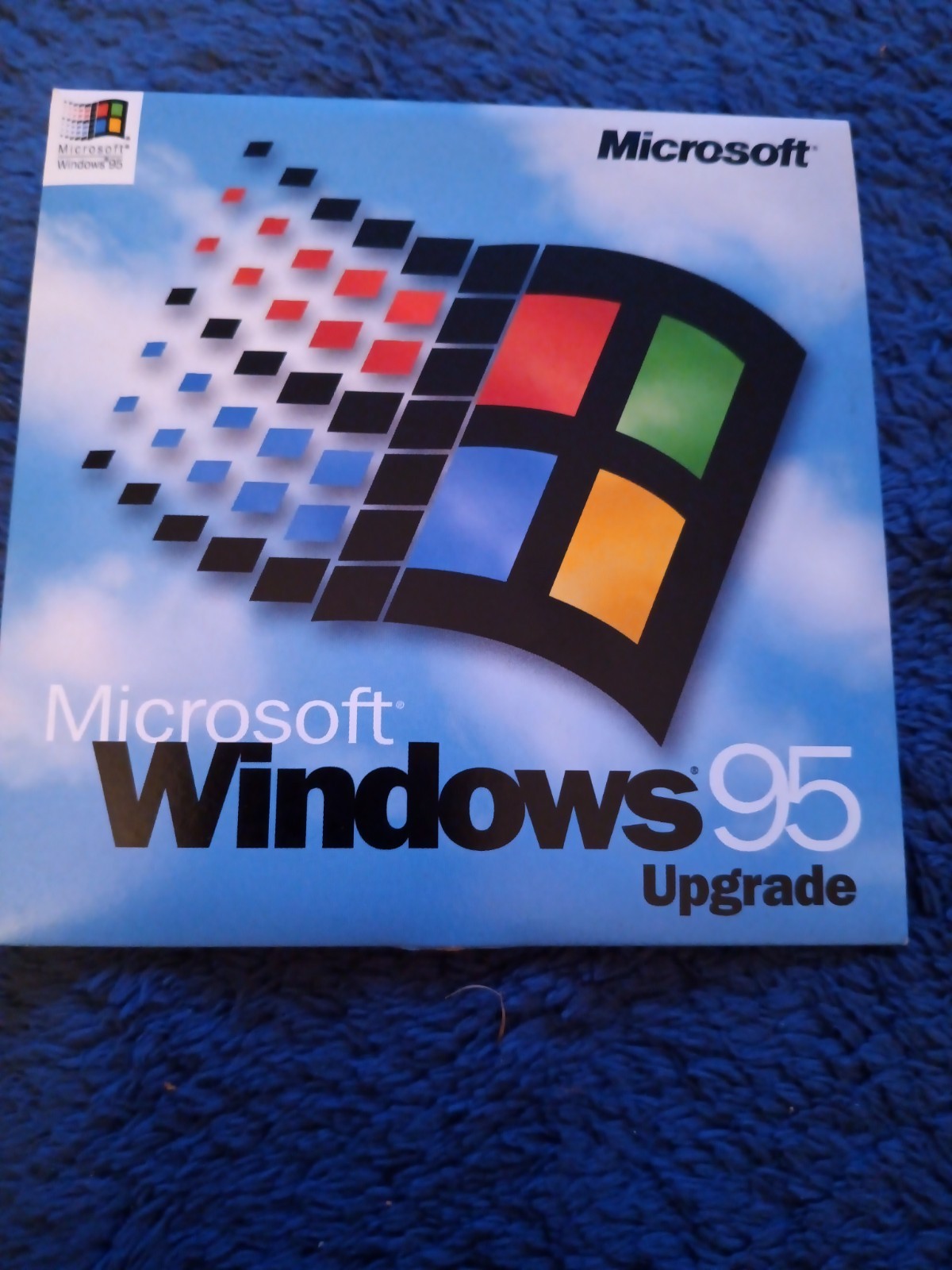 Vintage MICROSOFT WINDOWS 95 UPGRADE CD-ROM PC w/ Product Key