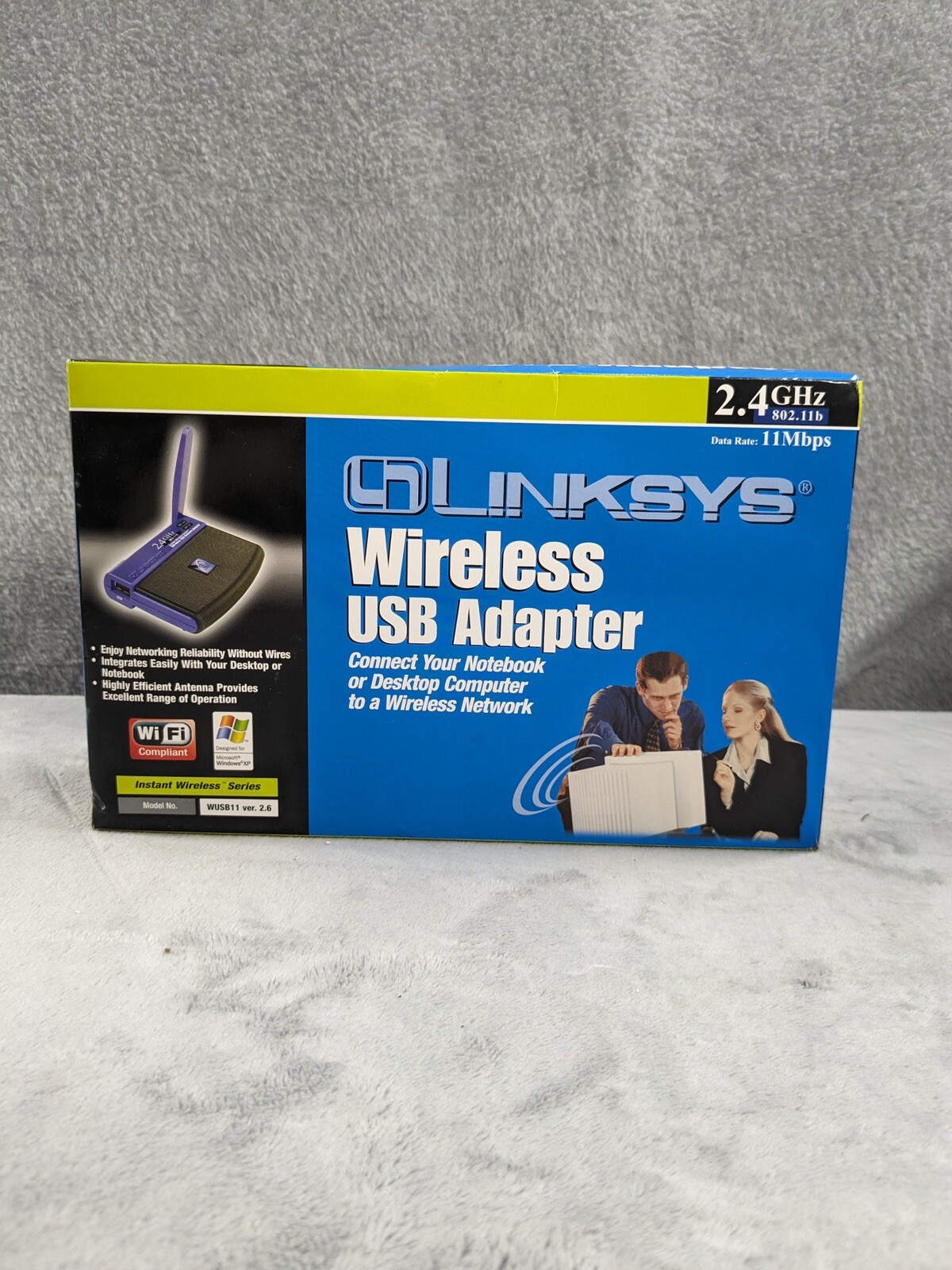 Linksys Wireless-B USB Network Adapter 2.4GHz 802.11b WUSB11