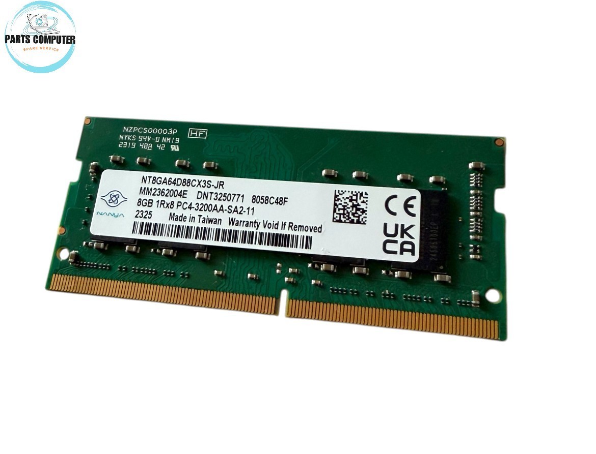 NT8GA64D88CX3S-JR - 8GB 3200MHz Memory Module MTA4ATF1G64HZ-3G2E2