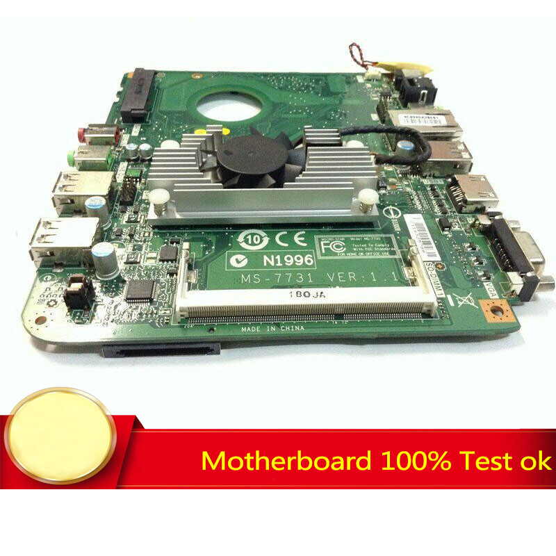 MOTHERBOARD FOR MSI MS-7731 VER:1.1  AMD E450 CPU DDR3 DIMM REF:B616 Tested