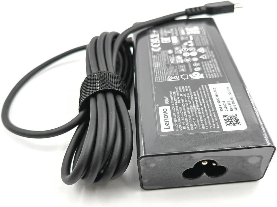OEM Genuine 100W USB-C Charger For Lenovo ThinkPad T16 P16s P14s T480 T480s NEW