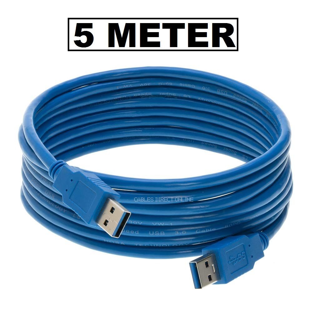 5 Meter USB Male to Male Cable: High-Speed Data Transfer and Charging Solution
