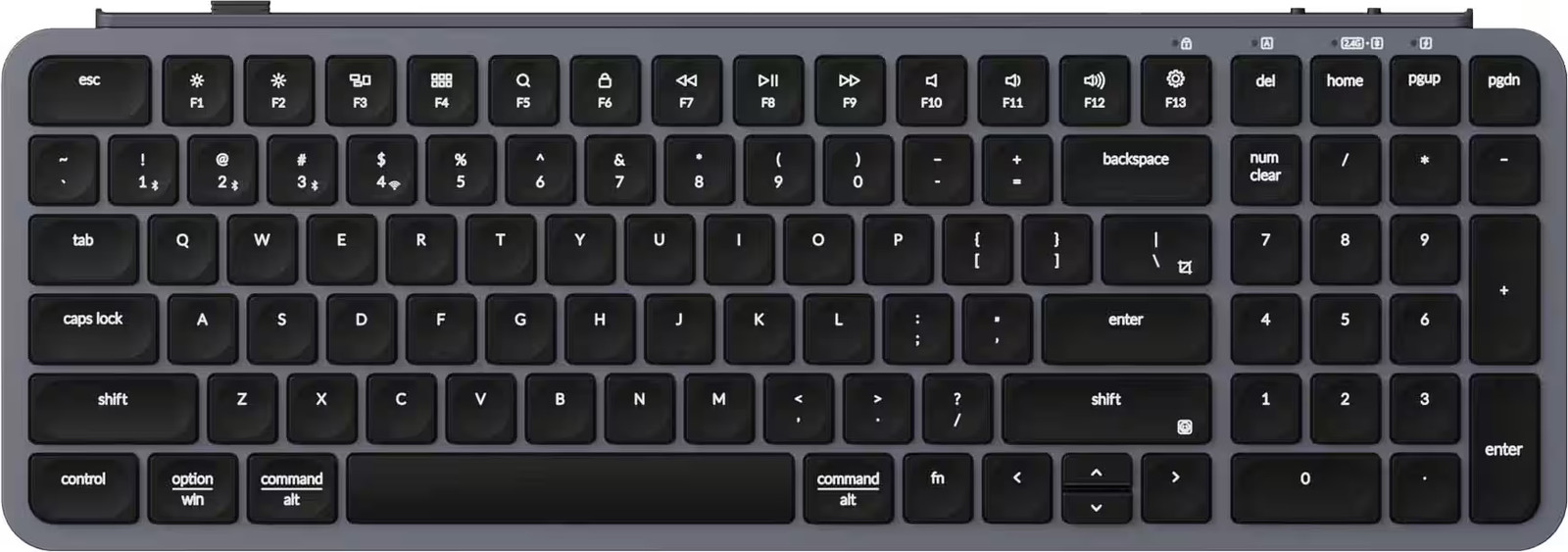Keychron - B2 Pro 96% Custom Wireless Keyboard with Programmable ZMK Support ...
