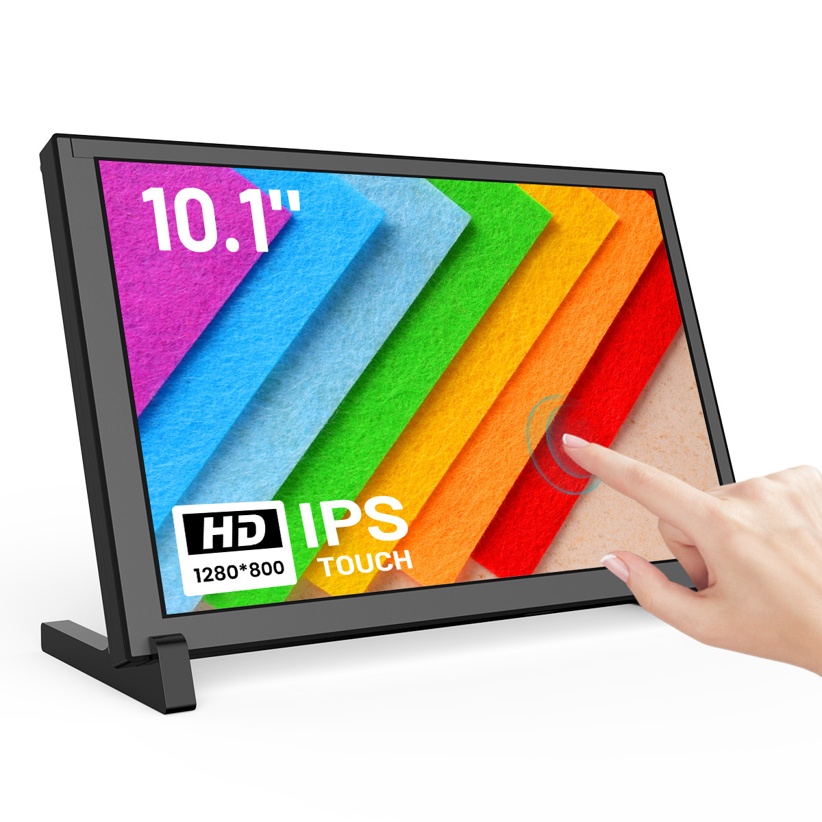 10.1" Touch Screen 1280x800 Portable Monitor USB HDMI Fr Raspberry Pi 3 4 B 5