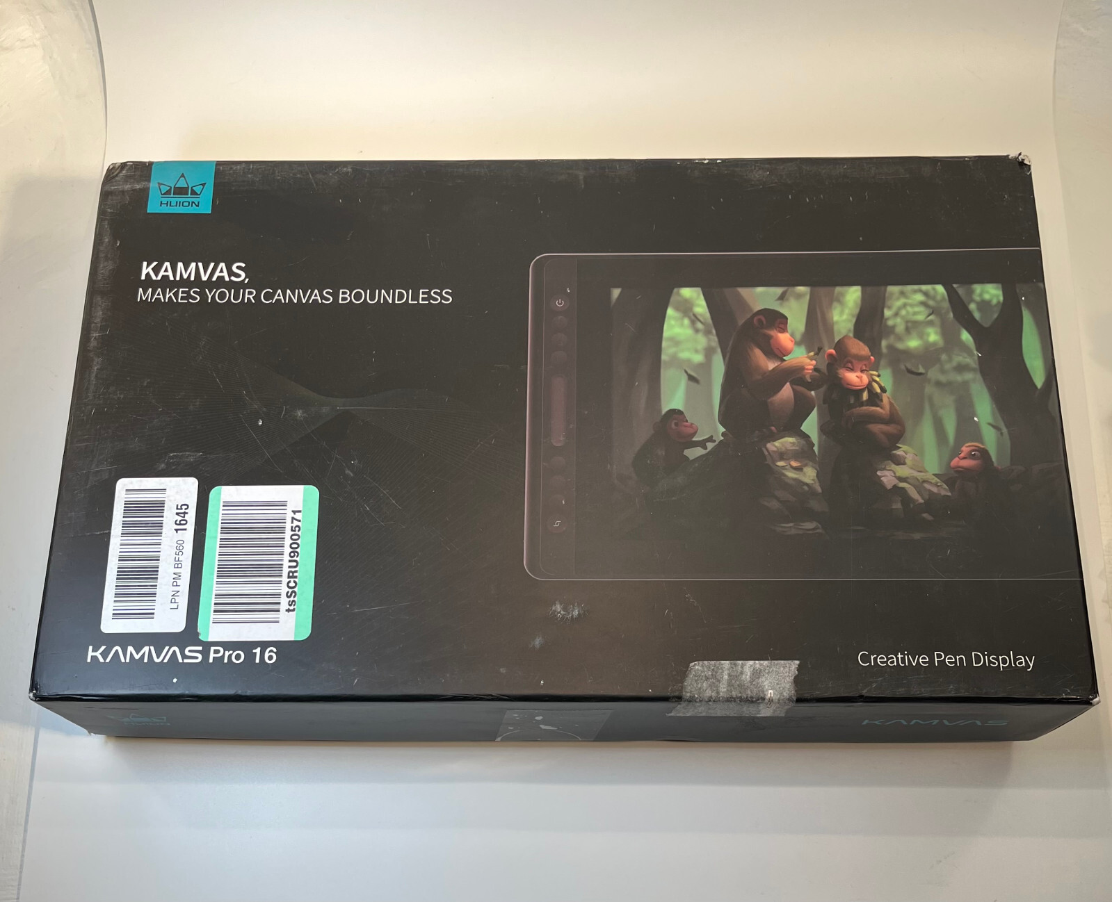 READ Wacom Huion Kamvas Monitor Pen sRGB Display Drawing Art Tablet Bundle USB