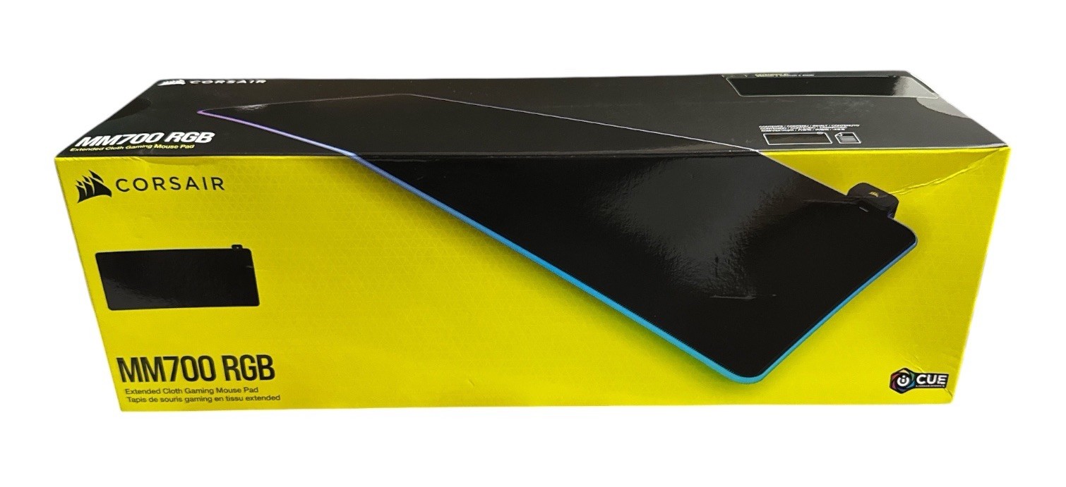 CORSAIR MM700 RGB Extended Cloth Gaming Mouse Pad Black NEW SEALED ✅