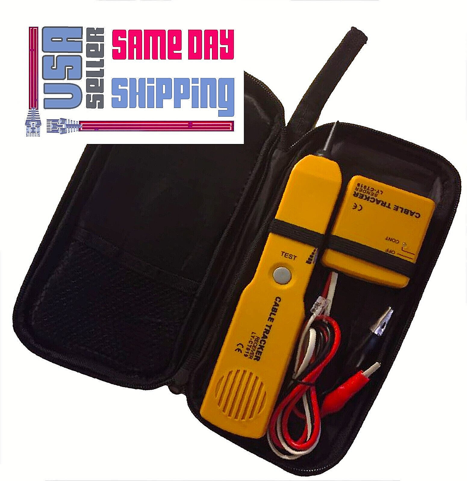 Classic RJ11 Line Finder Cable Wire Tone Generator Probe Tracer Tracker Tester