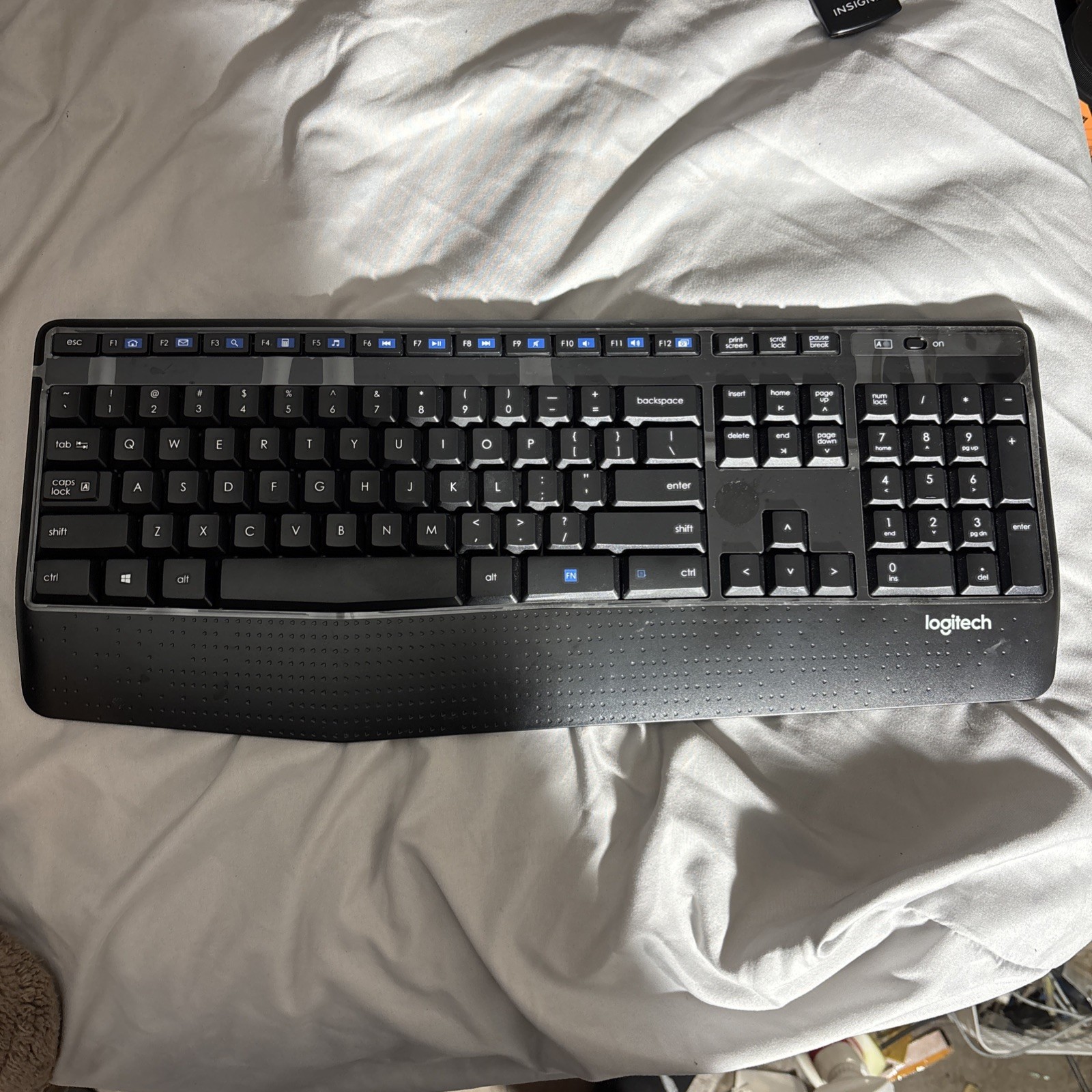 Logitech K360 Y-R0042 Wireless Keyboard with USB Receiver Black
