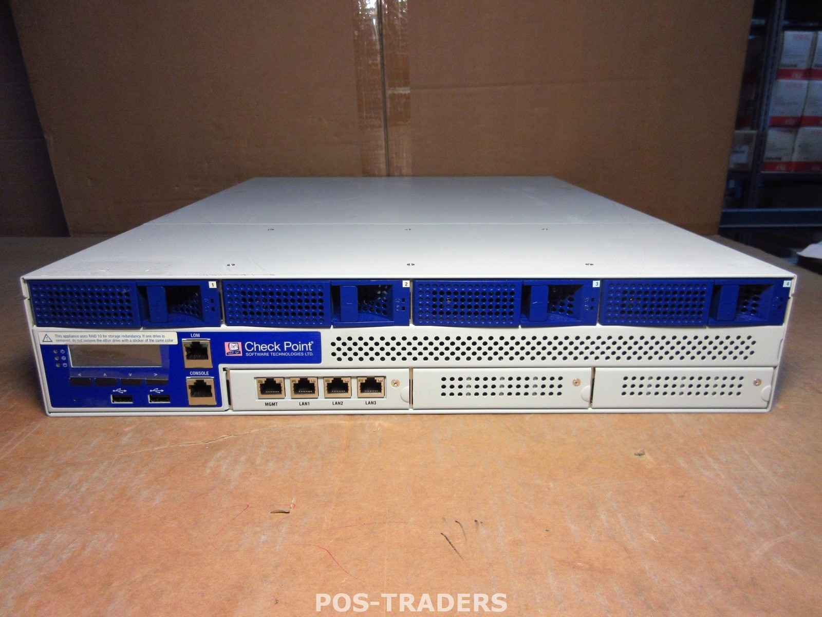 Check Point S-30 Smart-1 50 4x 1GbE Security Appliance 2X PSU INCL 4X 1TB HDD