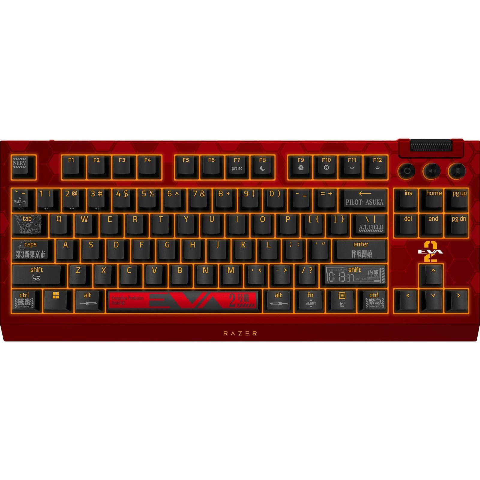 EVANGELION Gaming Keyboard Razer EVANGELION EVA-02 Edition 2026 PSL From JP