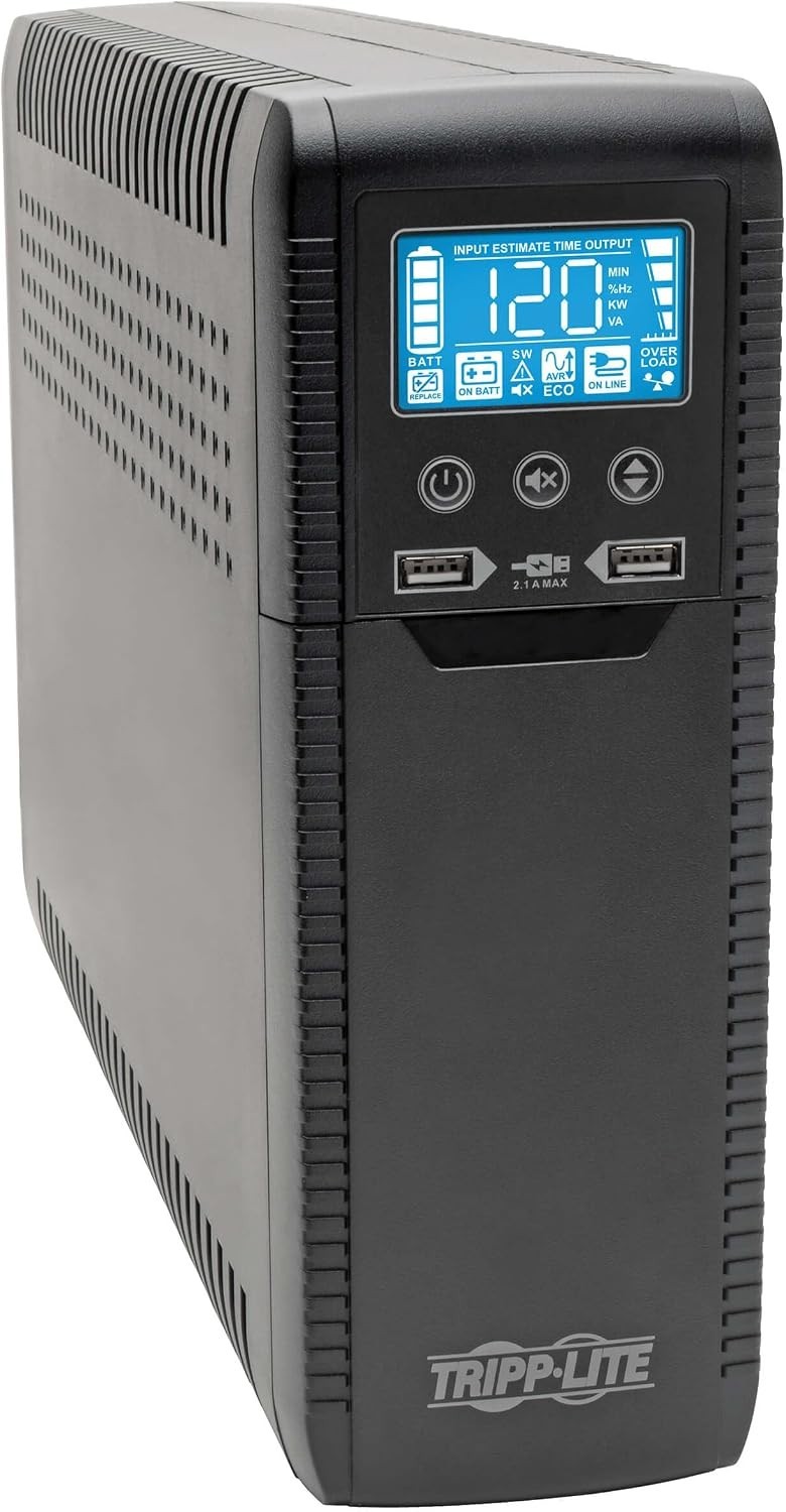 Eaton Tripp Lite ECO1500LCD 1500VA UPS 900W Battery Backup Surge Protector