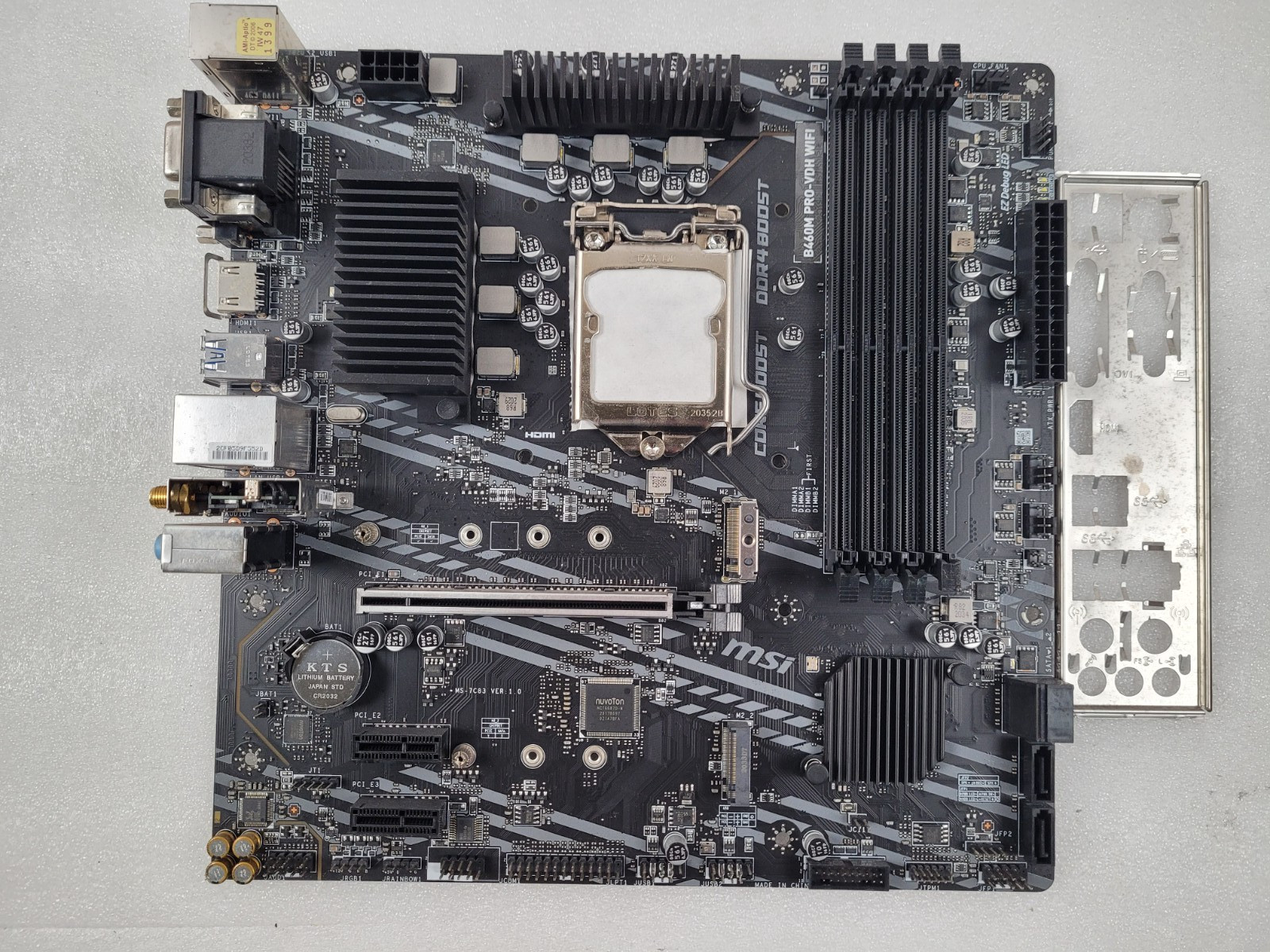 MSI B460M PRO-VDH WIFI LGA1200 DDR4 Micro ATX Motherboard