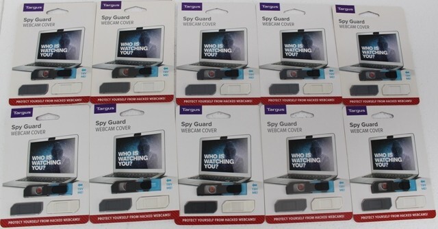 Lot of 10 Targus Spy Guard Webcam Cover 3 Pack Black, White, Gray AWH012US-51 Ne
