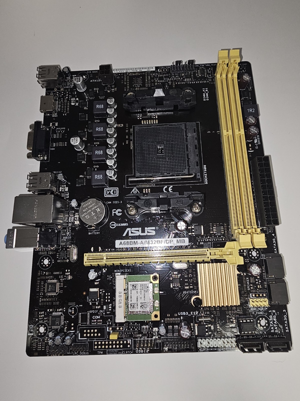 ASUS A68BM-A / M32BF / DP_MB FM2+ Motherboard