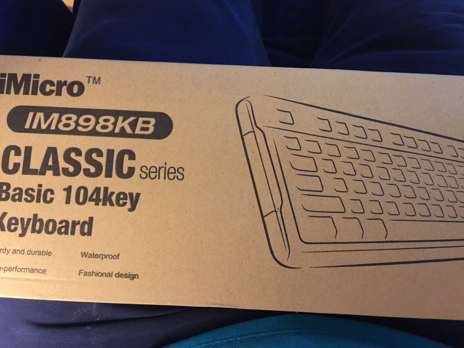imicro IM 897 KB Classic Series Badic 104 Key Keyboard