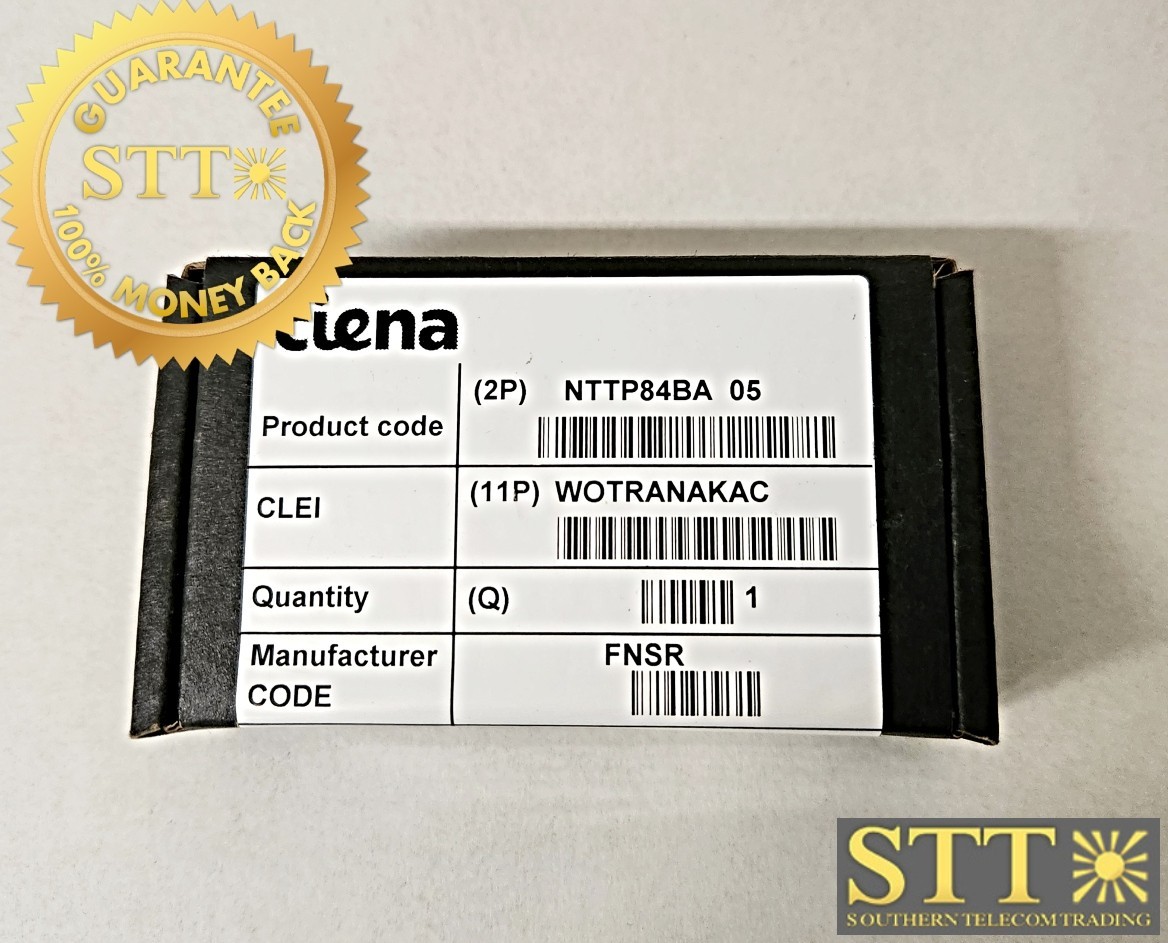 NTTP84BA NORTEL OME 6500 MLTRATE XFP TRNCVR OCR 192 WOTRANAKAC NEW