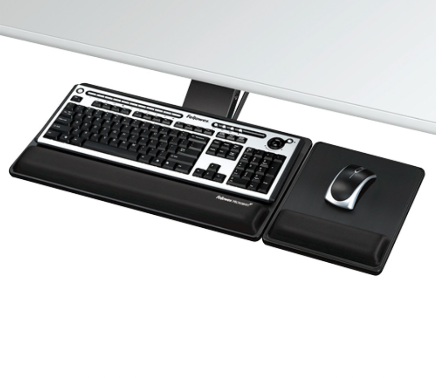 Fellowes 8017901 Designer Suites Premium Keyboard Tray Under Desk