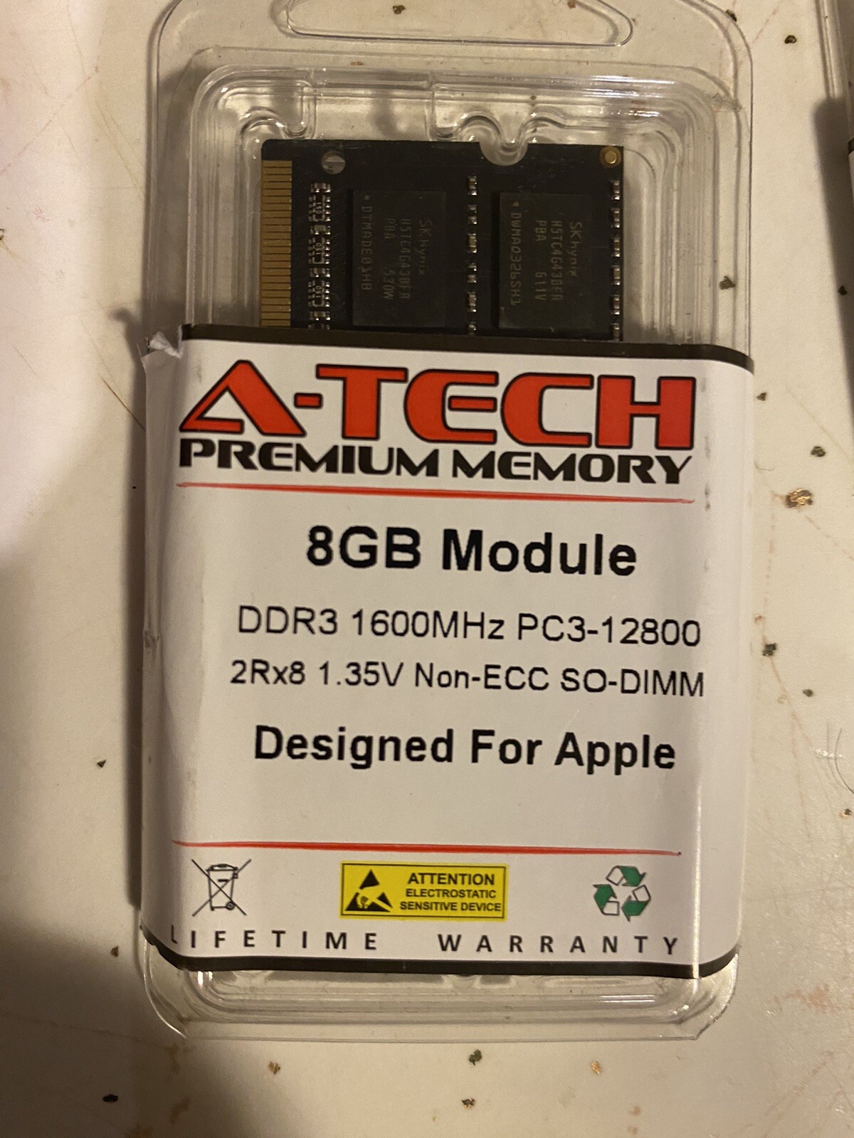 20 - A-Tech Premium Memory 8GB Module 1600MHZ